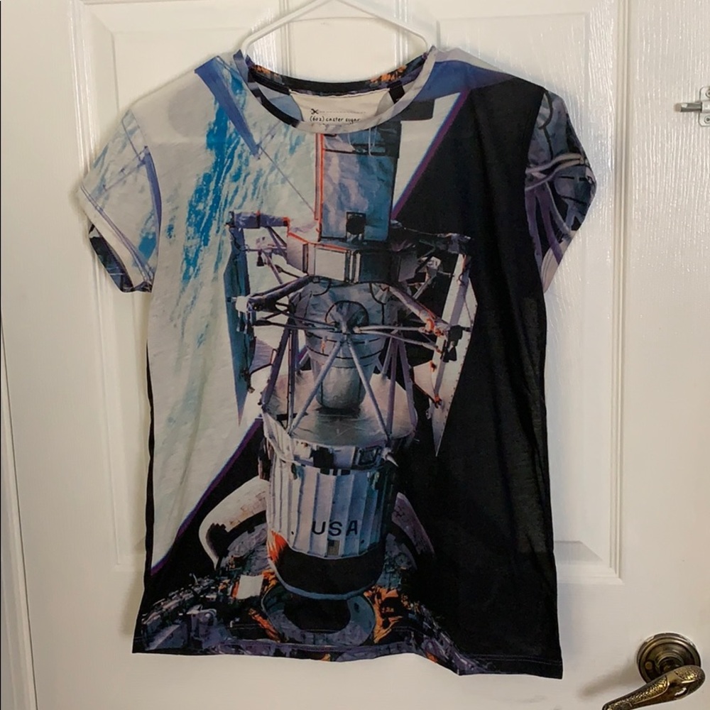 Topshop Graphic Space T-Shirt